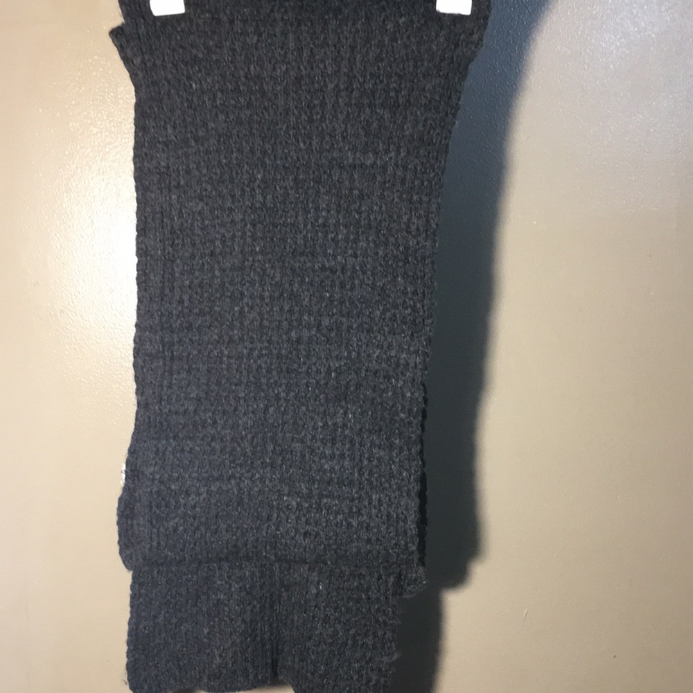 Dark gray scarf